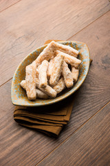Maida Petha made using Corn Flour with sugar syrup coating