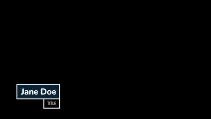 Framed Lower Third