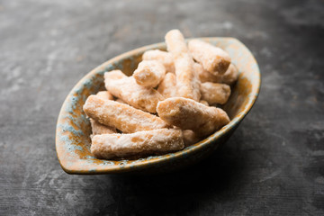 Maida Petha made using Corn Flour with sugar syrup coating