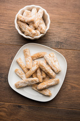 Maida Petha made using Corn Flour with sugar syrup coating