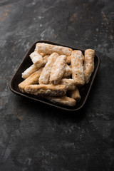 Maida Petha made using Corn Flour with sugar syrup coating