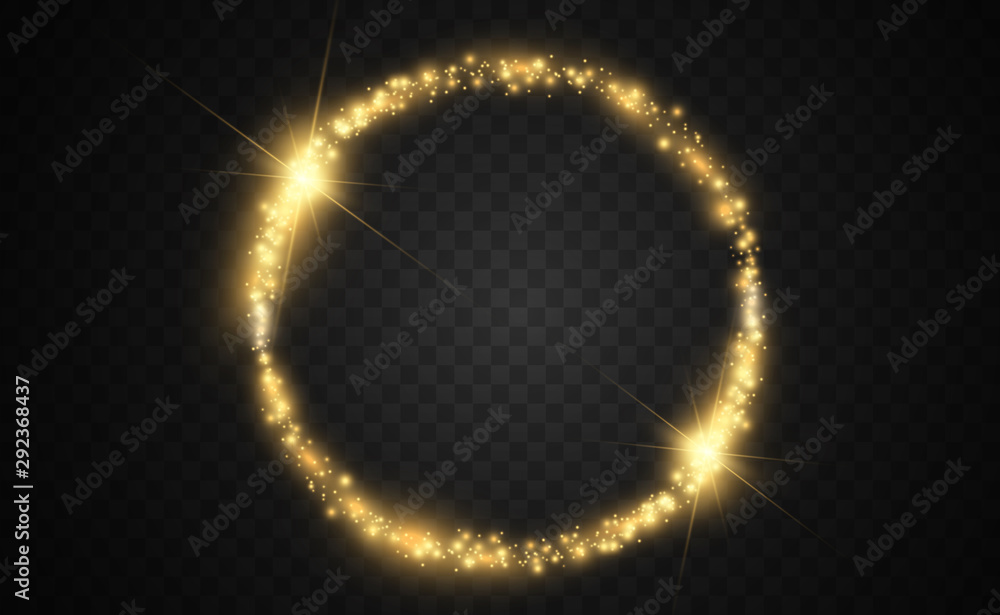 Poster round shiny perfect background. vector eps10. beautiful light. magic circle. precious background.rou