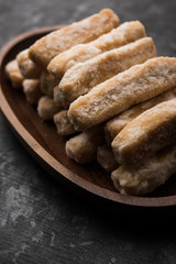 Maida Petha made using Corn Flour with sugar syrup coating