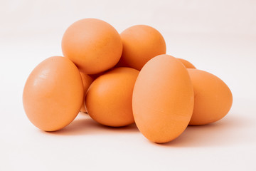 eggs isolated on white background