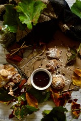 autumn hot chocolate cup