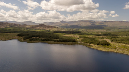 Fototapeta na wymiar Ring of kerry Lakes in Ireland