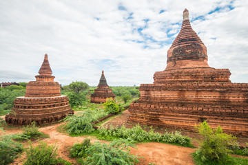 amazing view of bagan temples, myanmar