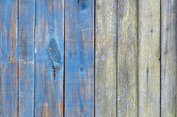 Old painted wooden planks, rustic texture, background