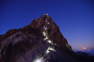 夜の登山