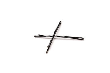 Clips invisible for hair isolated on white background.