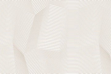 Brown wavy lines on a  White background.