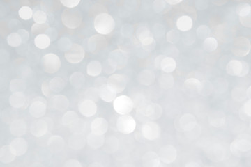 White Shiny Particle Lights Background