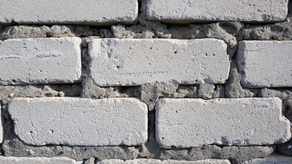 white brick wall close up