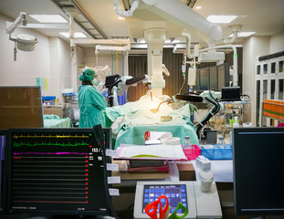 Medical robot treatment of patients with technology