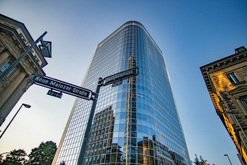 Office building by the Old Opera at Mainzer Street in Frankfurt