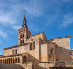 Fototapeta na wymiar Iglesia de San Millán, Segovia, Spain.