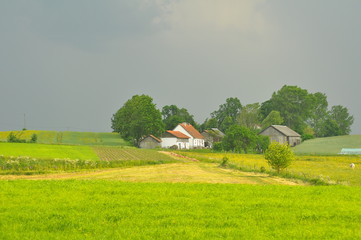 Przed burzą. Polska - Mazury - Warmia. © Rafa