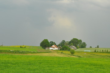 Fototapeta na wymiar Warmia - wieś