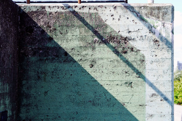 Abstract view of a concrete wall