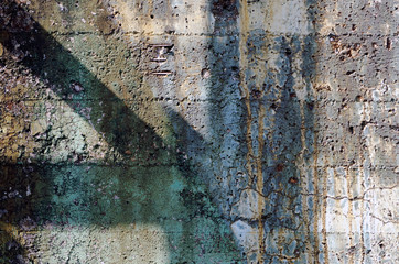 Abstract view of a concrete wall