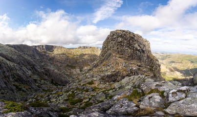 Highest mountain in Continental Portugal - Cantaro Magro at Serra da Estrela