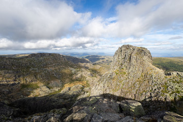 Highest mountain in Continental Portugal - Cantaro Magro at Serra da Estrela