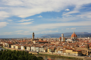 Fototapeta premium Panorama of the city of Florence, Italy