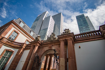 Nextower behind Palais Thurn und Taxis