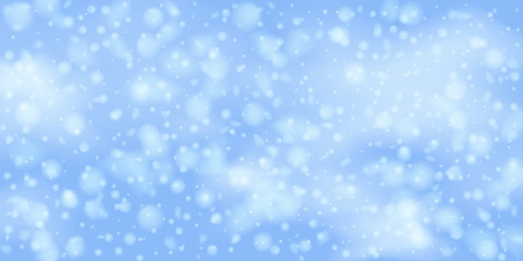 Snowflakes, snowfall.