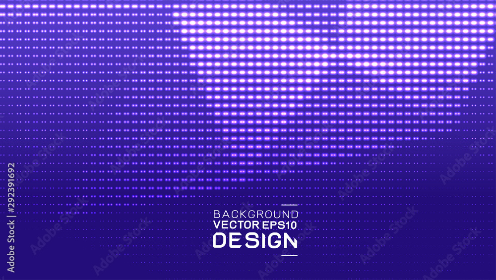 Poster abstract halftone and dots texture on gradient background. vector illustration.