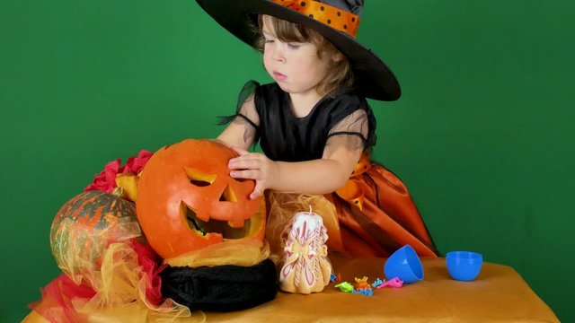 Halloween little witch