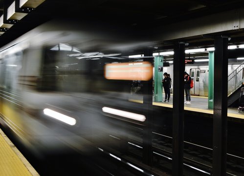 MTA Subway Train New York City Commuting Work