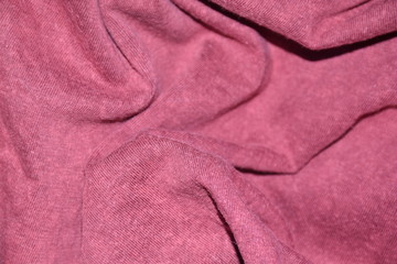 pink cloth. Texture for the background. Cotton material.