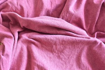 pink cloth. Texture for the background. Cotton material.