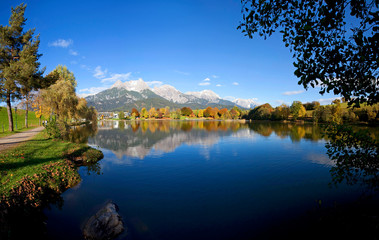 Der Ritzensee in Saalfelden