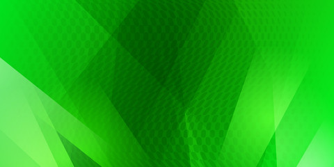 Plakat Abstract background of dots and intersecting lines in green colors