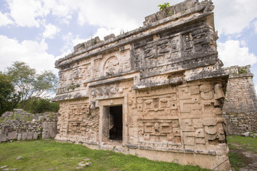 Naklejka premium casa chichen itza Mexico