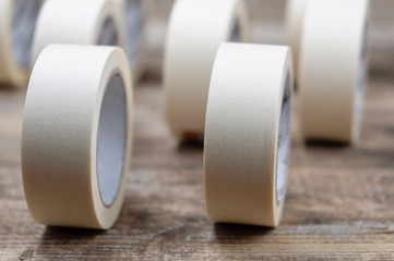 Painting tape for construction work.