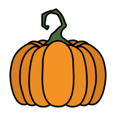 halloween pumpkin fruit seasonal icon