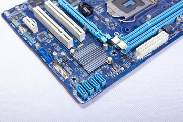 Electronic waste from computer parts