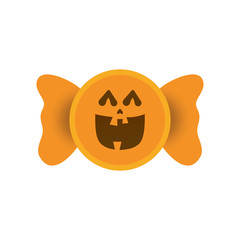 halloween sweet candy with face