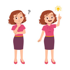 cute teen gesture many expression set bundle