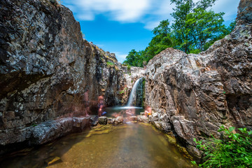 Vize Sergen, hell waterfalls, Kirklareli, Turkey