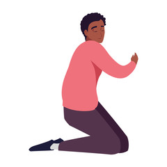 Isolated avatar man vector design