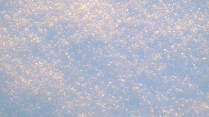 Fresh snow texture.Shining snow background. Top view