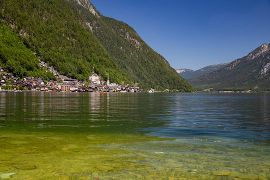 Hallstatt view from Park island