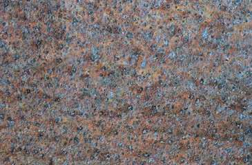 Surface of the old rusty gate close-up. Rusty background, copy space for text.