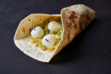 tortilla with mozarella