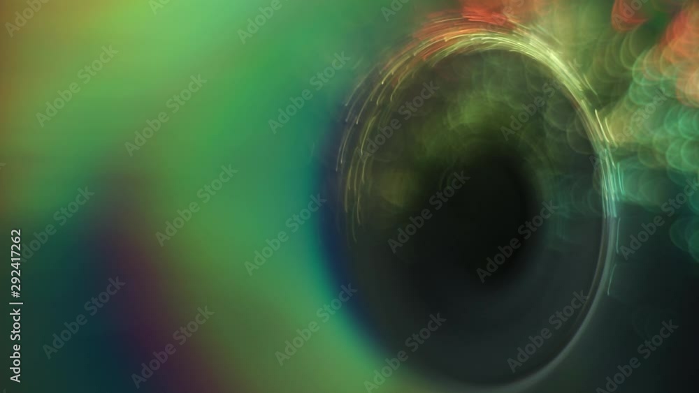 Aufkleber Beautiful abstract circle of shine with particle space  background.