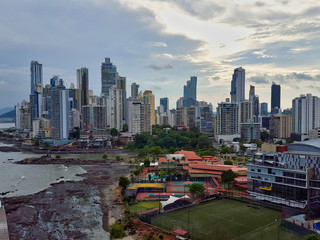 Fototapeta na wymiar Panoramic View of Panama City
